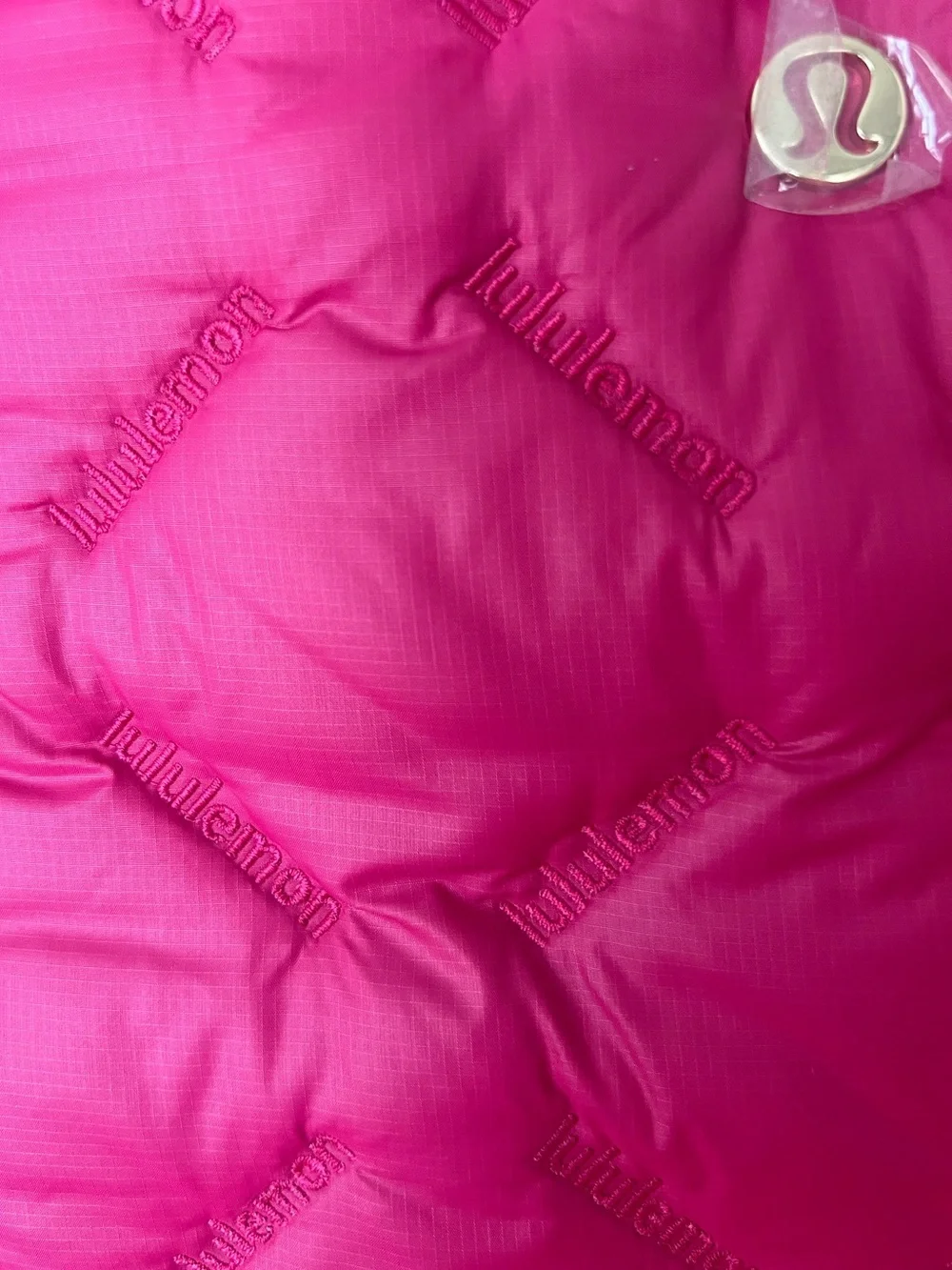 lululemon athletica Bright Pink Quilted Hobo Shoulder Bag